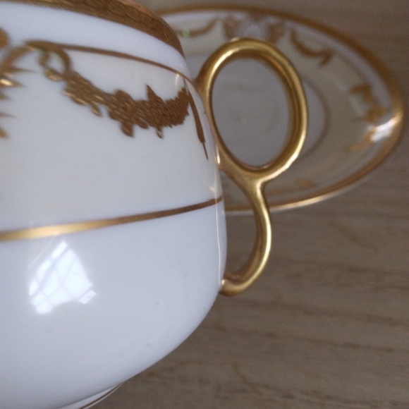 Noritake handpainted gold gilded tea cup - Picture 10 of 15